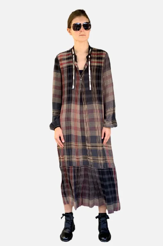 Long Dress - Plaid