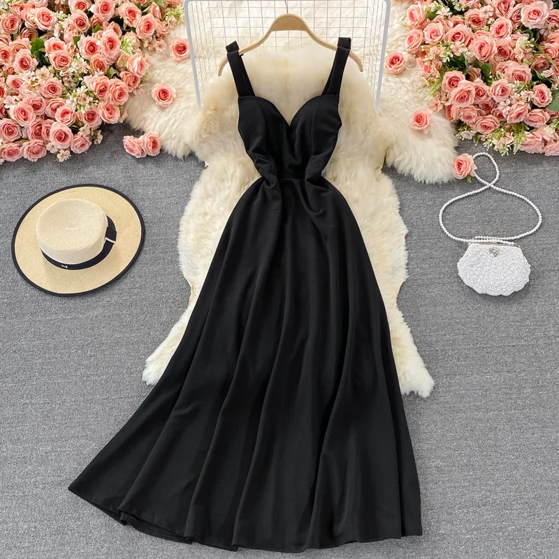 Cute A line sweeteart neck dress fashion dress  468